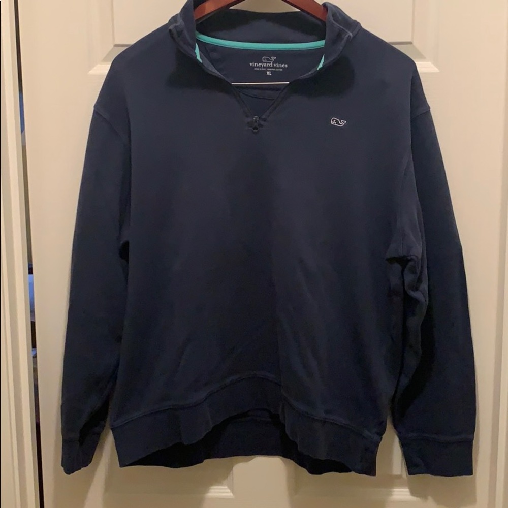 Vineyard Vines - Navy Quarter Zip - Sz. XL